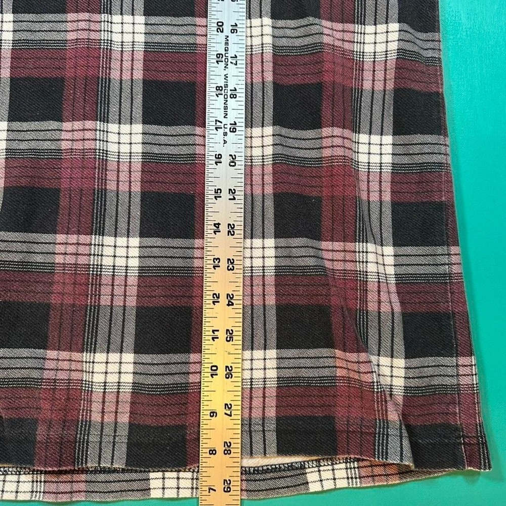Vintage 90s bugle boy plaid polo shirt collared vtg 1990s bugle boy plaid shirt - Picture 5 of 6